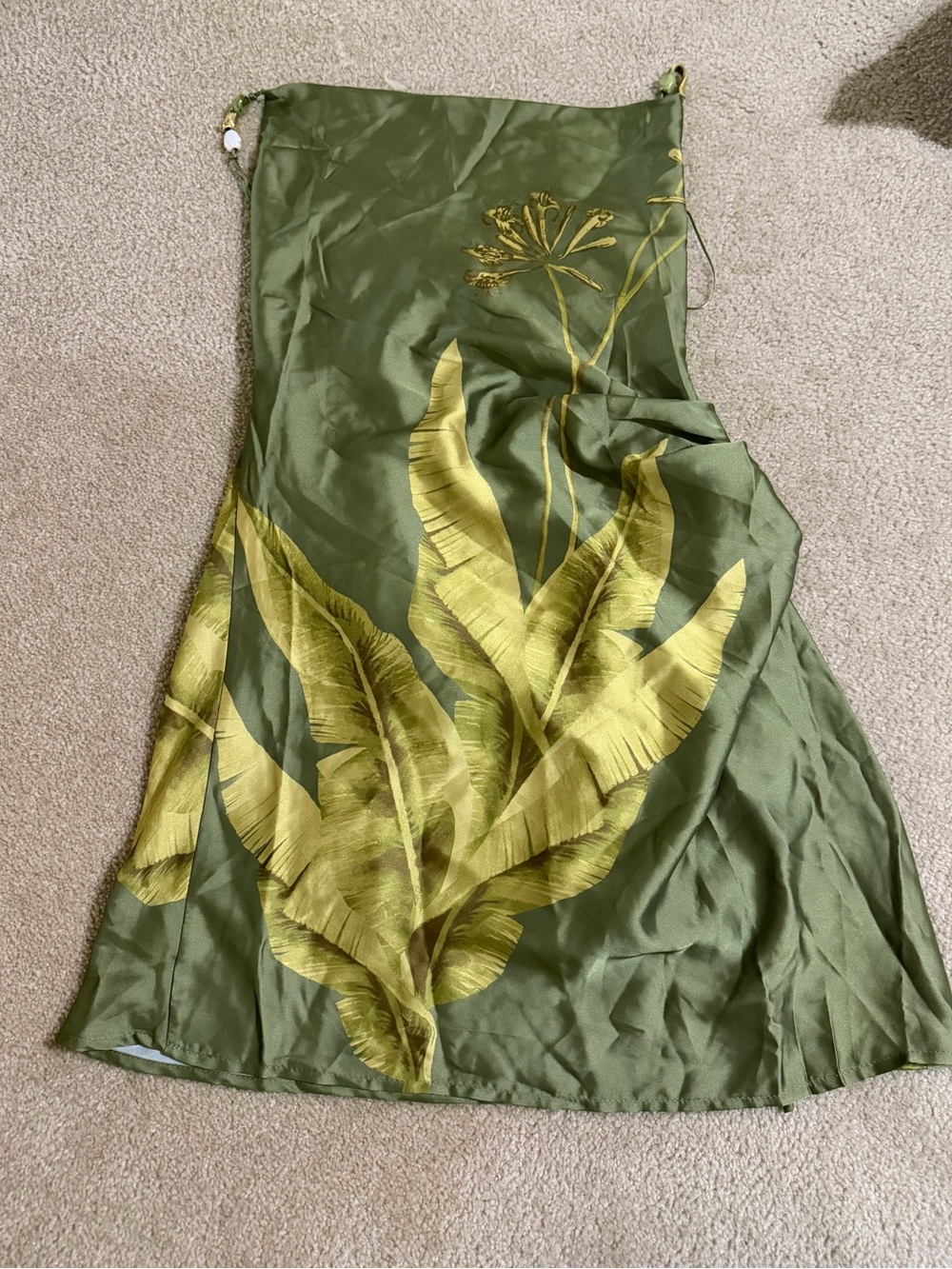 Women’s Green and Gold Dress